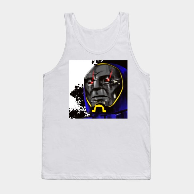 the sad god in ecopop comic book art Tank Top by jorge_lebeau